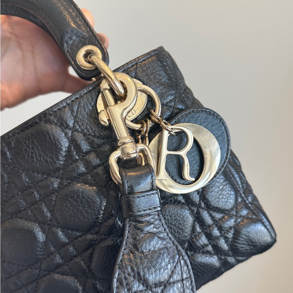 Christian Dior Lady Dior Cannage Handbag Small size - Picture 8 of 13
